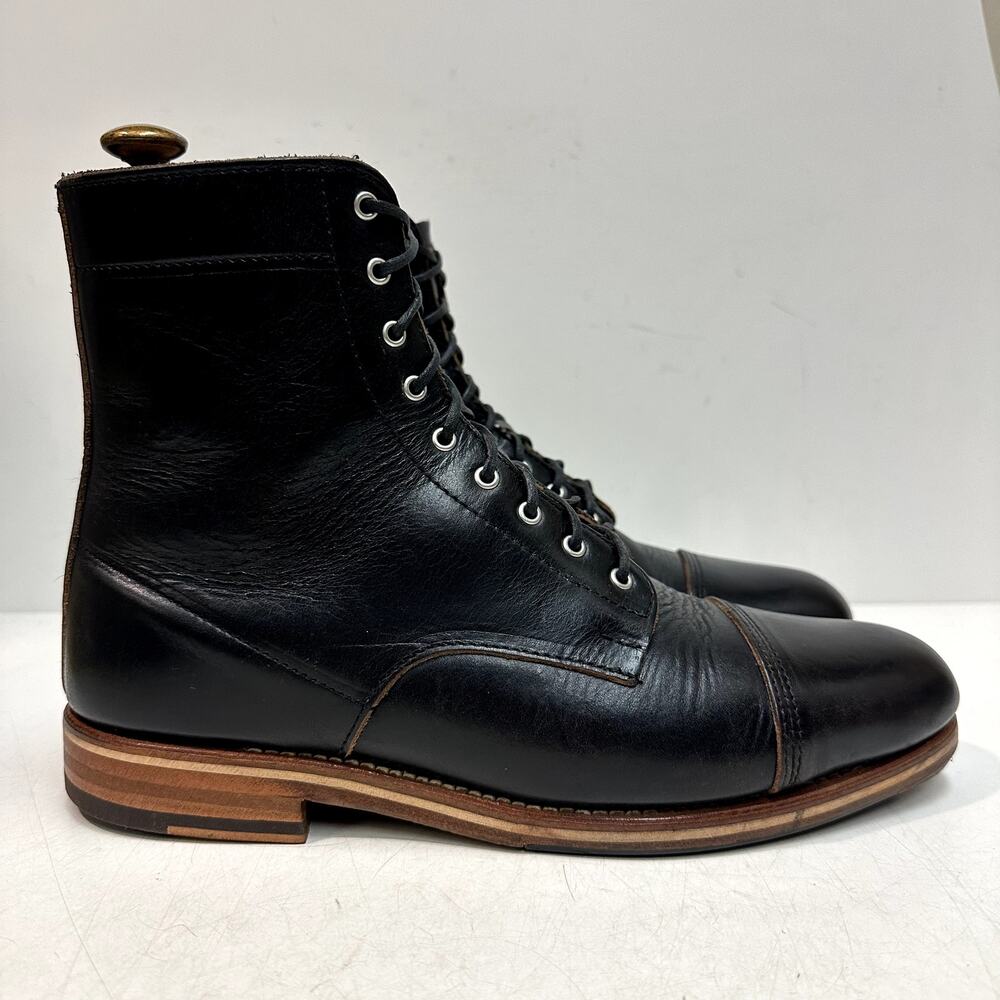 NEW HEELS Rancourt & Co. x Helm Wells Cap Toe Service Boot Horween Maine USA 9 D